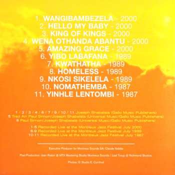 CD Ladysmith Black Mambazo: Live At Montreux 1987/1989/2000