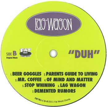 2LP Lagwagon: Duh DLX