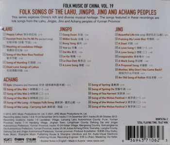 CD Lahu: Folk Songs Of The Lahu, Jingpo, Jino and Achang Peoples