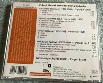 CD Alexandre Tansman: Poland Abroad: Music For String Orchestra