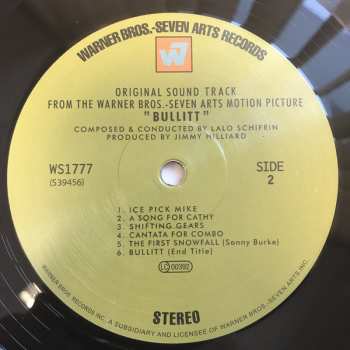 LP Lalo Schifrin: Bullitt (Original Motion Picture Soundtrack)