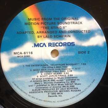 LP Lalo Schifrin: The Sting II (Music From The Original Motion Picture Soundtrack)