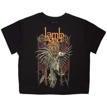 Merch Lamb Of God: Női Crop Top Crow