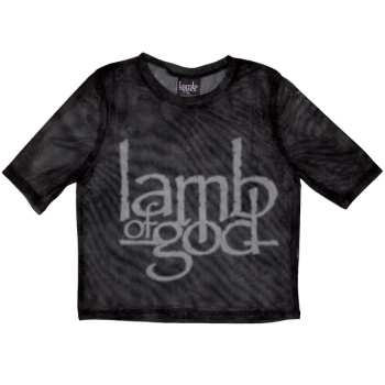 Merch Lamb Of God: Női Crop Top Logo Lamb Of God