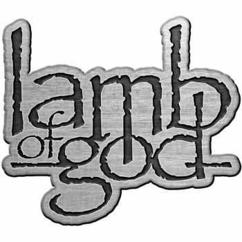 Merch Lamb Of God: Kitűző Logo Lamb Of God