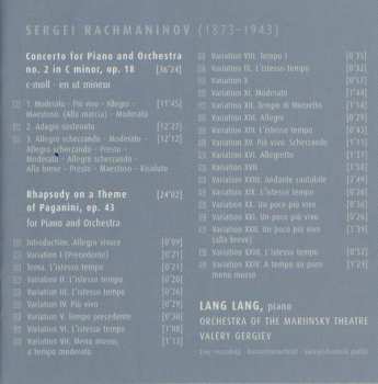 CD Sergei Vasilyevich Rachmaninoff: Piano Concerto No. 2, Paganini Rhapsody