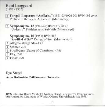 CD Artur Rubinstein Philharmonic Orchestra: The Complete Symphonies, Vol. 7: Symphonies Nos. 13 • 16