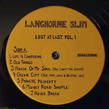 LP Langhorne Slim: Lost At Last Vol. 1