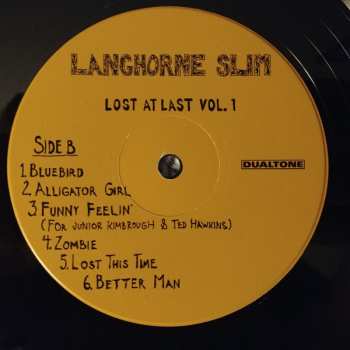 LP Langhorne Slim: Lost At Last Vol. 1
