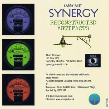 CD Larry Fast: Reconstructed Artifacts