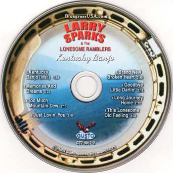 CD Larry Sparks And The Lonesome Ramblers: Kentucky Banjo