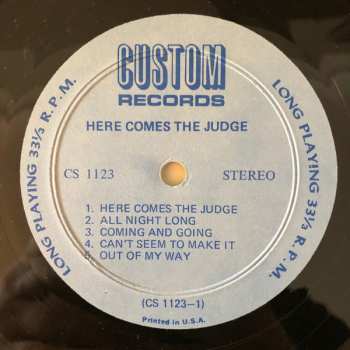 LP Joe Houston: Here Comes The Judge
