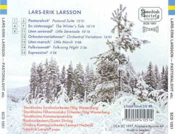 CD Lars-Erik Larsson: Pastoralsvit / En Vintersaga / Liten Serenad / Orkestervariationer / Liten Marsch / Folkvisenatt / Espressivo