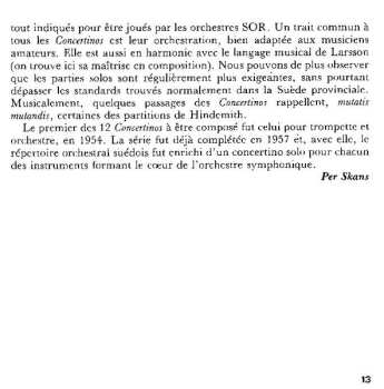 2CD Lars-Erik Larsson: Twelve Concertinos, Op.45