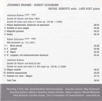 CD Robert Schumann: Viola Sonatas Op. 120 / Märchenbilder