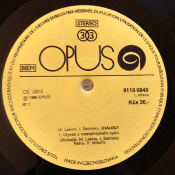 LP Lasica + Satinský: Dialógy