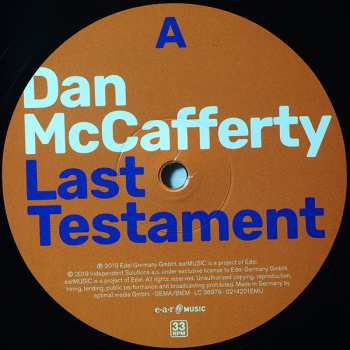 2LP Dan McCafferty: Last Testament 