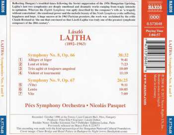 CD Pécs Symphony Orchestra: Orchestral Works, Vol. 6 - Symphonies Nos. 8 And 9