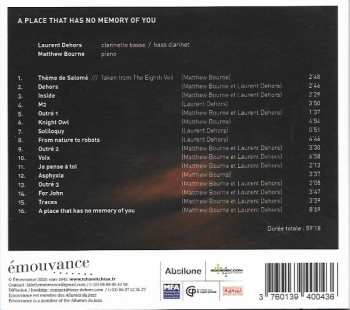 CD Matthew Bourne: A Place That Has No Memory Of You