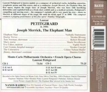 2CD Orchestre Philharmonique De Monte-Carlo: Joseph Merrick, The Elephant Man (Opera in 4 Acts, Libretto by Eric Nonn)