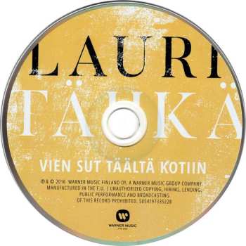 CD Lauri Tähkä: Vien Sut Täältä Kotiin