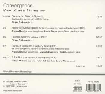 CD Patrice Michaels: Convergence, Music Of Laurie Altman