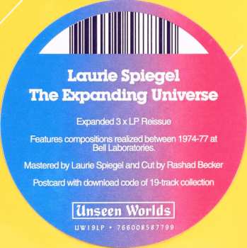 3LP Laurie Spiegel: The Expanding Universe