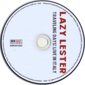 CD Lazy Lester: Traveling Days (Live In Italy)