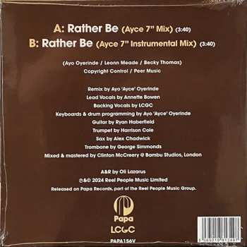 SP London Community Gospel Choir: Rather Be (Ayce 7" Mixes)