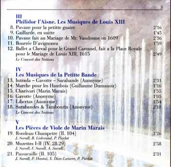 CD Jordi Savall: Les Grandes Eaux Musicales De Versailles : Chefs-D'Œuvre Instrumentaux Des Règnes De Louis XIII Et Louis XIV
