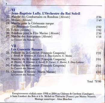 CD Jordi Savall: Les Grandes Eaux Musicales De Versailles : Chefs-D'Œuvre Instrumentaux Des Règnes De Louis XIII Et Louis XIV
