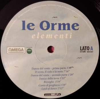 LP Le Orme: Elementi