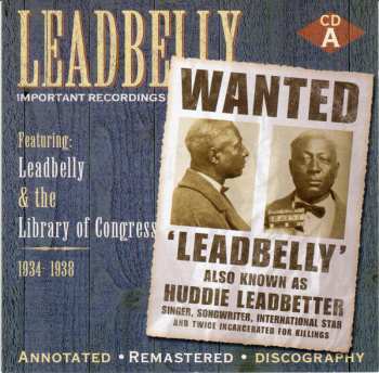 4CD/Dobozkészlet Leadbelly: Important Recordings 1934 - 1949