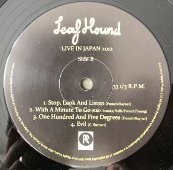 LP Leaf Hound: Live In Japan 2012