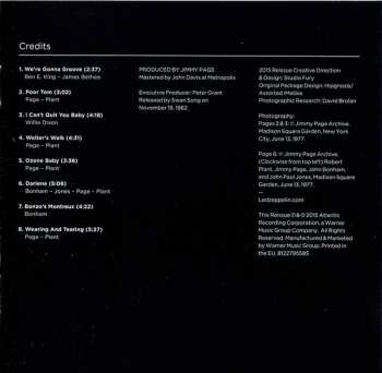 CD Led Zeppelin: Coda DIGI