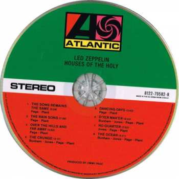 CD Led Zeppelin: Houses Of The Holy DIGI