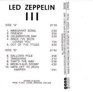 MC Led Zeppelin: Led Zeppelin III