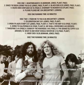 2CD Led Zeppelin: Osaka 1971 (The Japanese Broadcast)