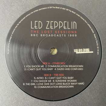 2LP Led Zeppelin: The Lost Sessions