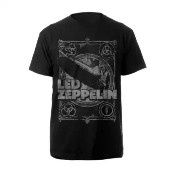 Album Led Zeppelin: Póló Vintage Print Lz1