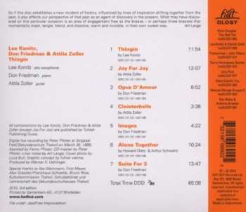 CD Attila Zoller: Thingin'