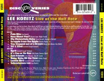 2CD Lee Konitz: Live At The Half Note - Uhqcd