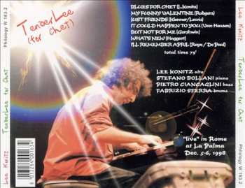CD Lee Konitz: Tenderlee For Chet