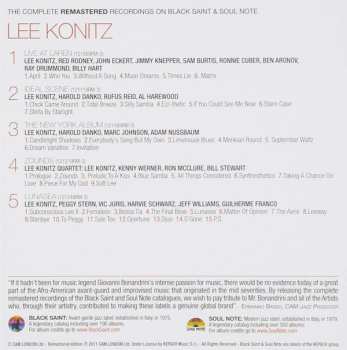 5CD/Dobozkészlet Lee Konitz: The Complete Remastered Recordings On Black Saint & Soul Note