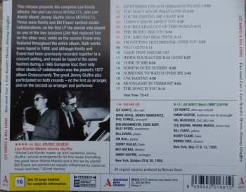 CD Bill Evans: You And Lee + Lee Konitz Meets Jimmy Giuffre 