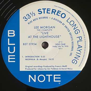 12LP/Dobozkészlet Lee Morgan: The Complete Live At The Lighthouse (Hermosa Beach, California) LTD | NUM