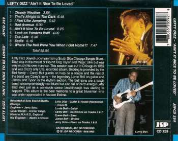 CD Lefty Dizz: Ain't It Nice To Be Loved