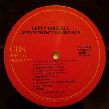 LP Lefty Frizzell: Lefty's 20 Golden Hits