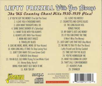 CD Lefty Frizzell: With You Always - The US Country Chart Hits, 1950-1959 Plus!