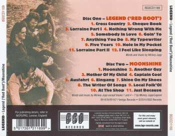 2CD Legend: Legend ("Red Boot") / Moonshine